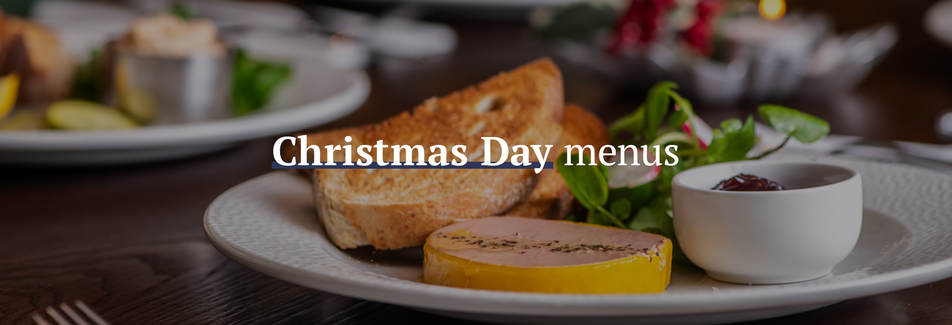 Christmas Day Menu at The Castle Portobello