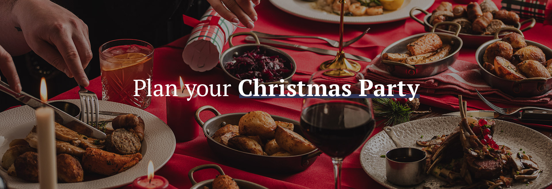 Christmas party at The Castle Portobello