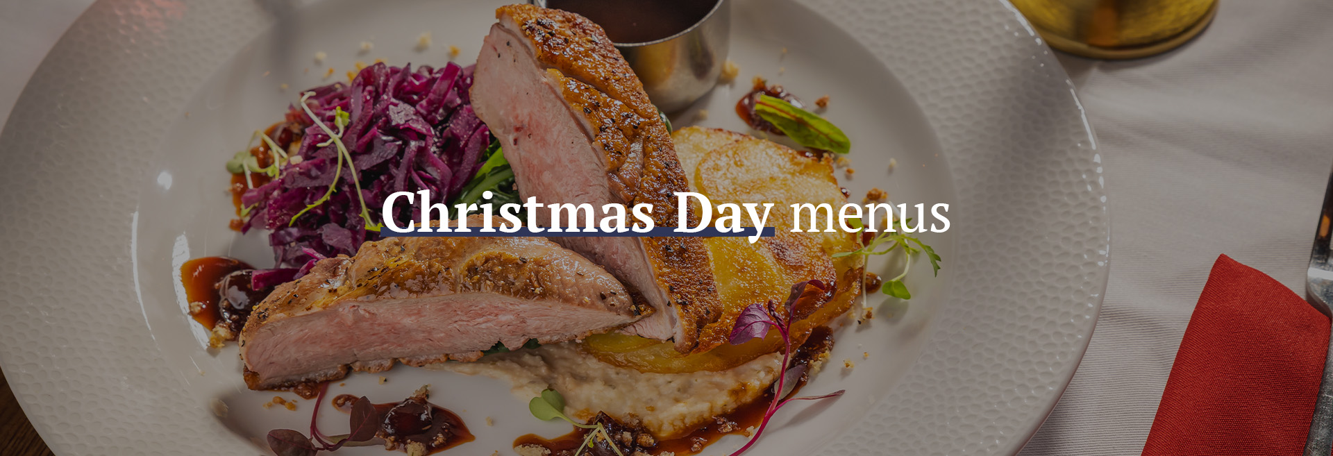 Christmas Day Menu at The Castle Portobello